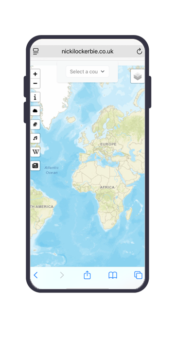 Gazetteer Project Screenshot